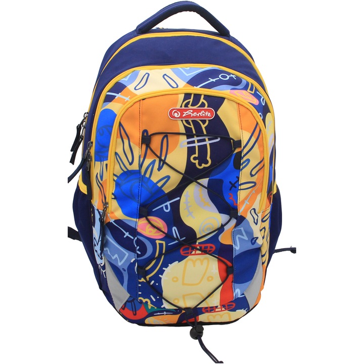 Раница Herlitz, Strings Pro, Размер 43 x 29 x 22 см, Мотив Art