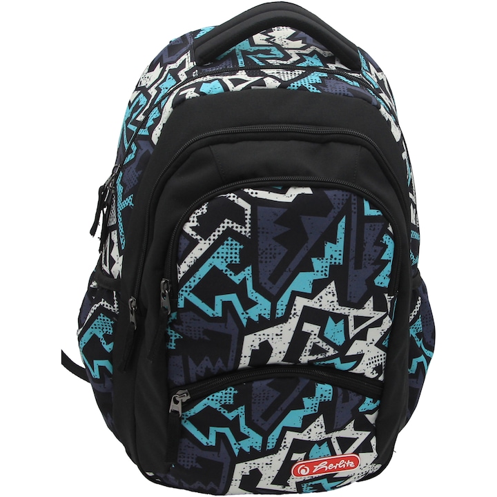 Раница Herlitz, Zipper pro, Размер 43 x 29 x 22 см, Мотив Splash