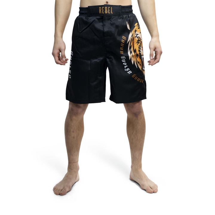 Rebel® MMA Tiger Pattern MMA шорти, Martial Arts Base Layer, BJJ, фитнес тренировка, упражнения, граплинг, S-XL