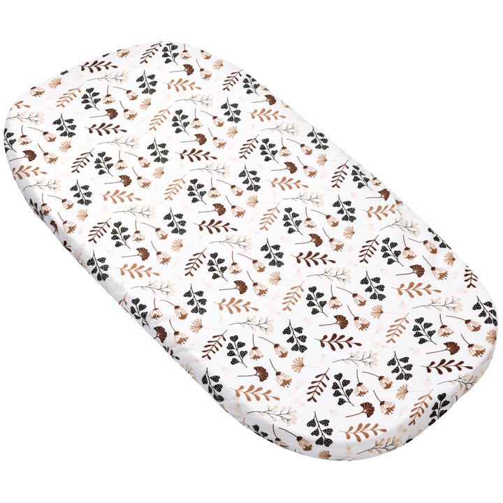 Cearsaf pentru cosulet 40x90 cm, pentru patut, bumbac, arcadia