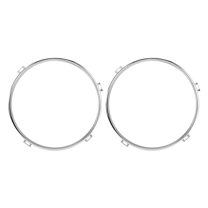 Set suporturi metalice pentru faruri, AMRINUGL, 7 inch, argintii, 2 bucati