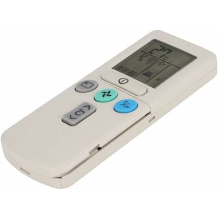 Telecomanda universala Tovbmup pentru aer conditionat Hitachi, ABS, distanta peste 8m, 145x55x18mm