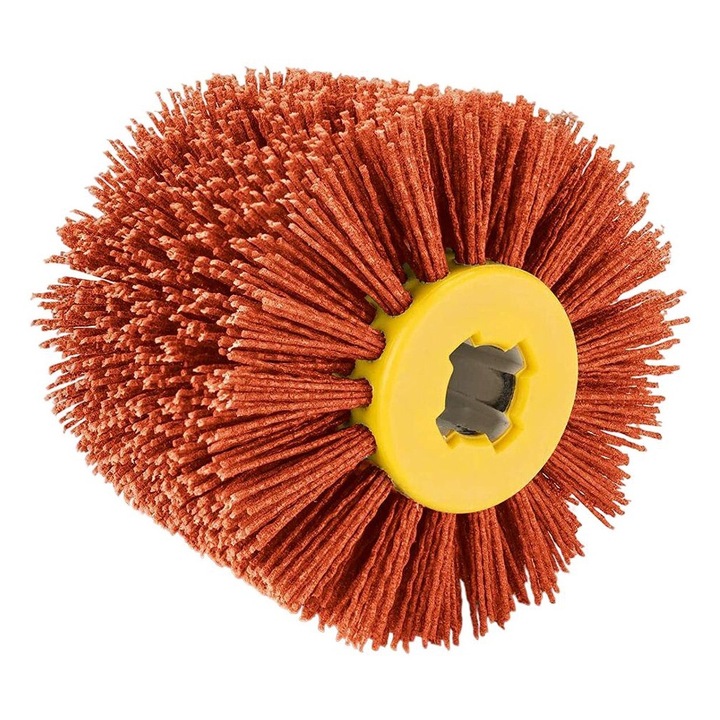 Kefe felületek felújításához, Scheppach, Nylon, Orange