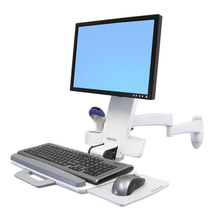Suport Monitor Ergotron 45-230-216, Reglabil, 24 inch