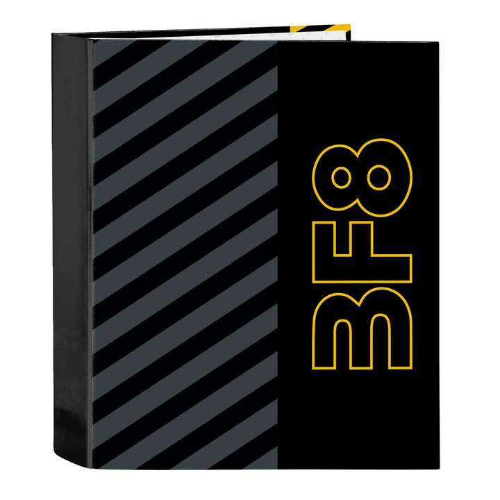 Папка BlackFit8 Zone, A4, черна, 27x33x6 см