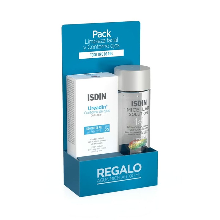 Set cosmetice pentru ingrijire fata, ISDIN Ureadin, pentru barbati si femei, 2 piese, toate tipurile de piele