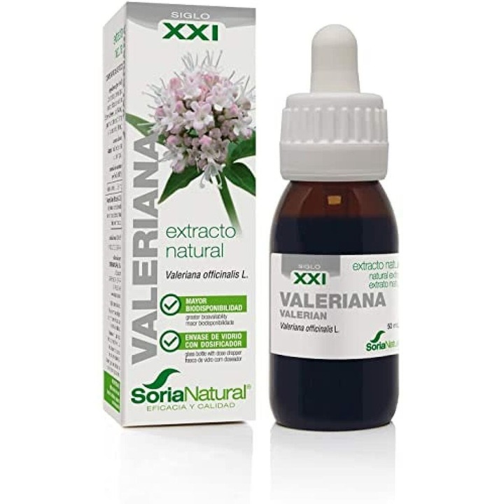 Supliment Alimentar Soria Natural, Valeriana, 50ml