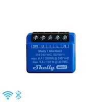Releu inteligent Shelly 1 Mini GEN3, 1 canal, 8A