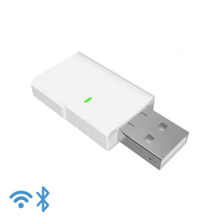Bramka Bluetooth Wi-Fi Shelly GWF-KZ01, alb, 45x20x8mm, set Smart Home