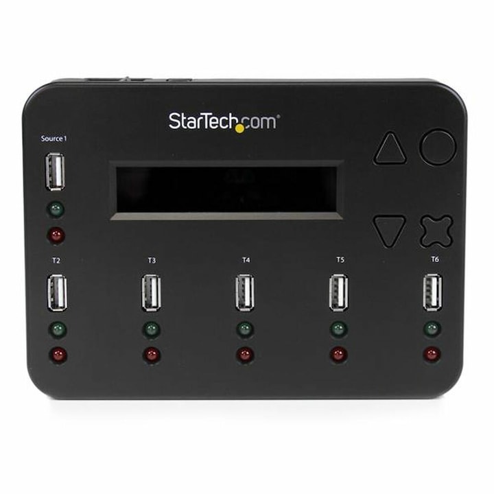 USB хъб, Startech, 6 порта, черен