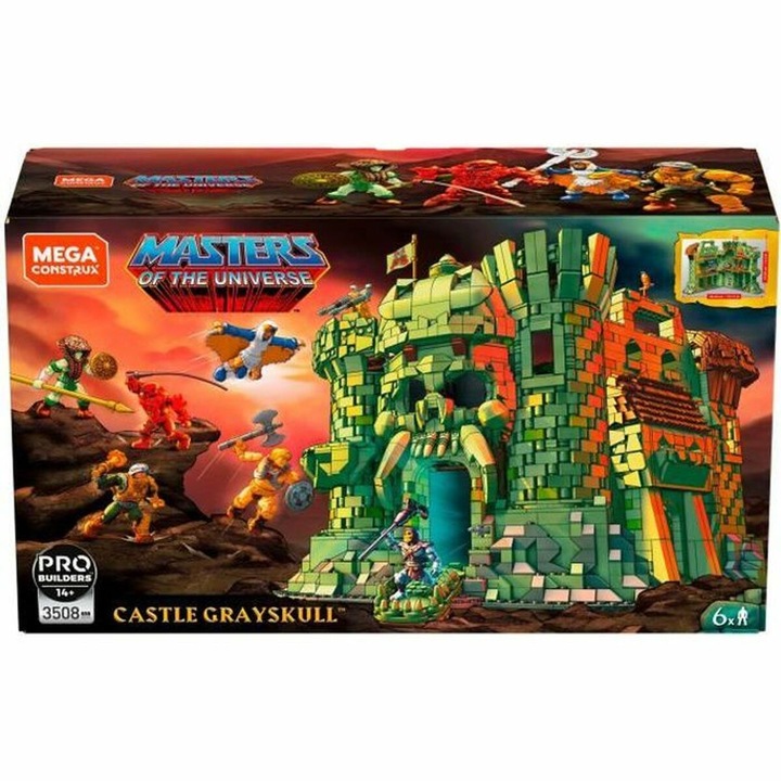 Set de constructie Mega Bloks, Masters of Universe: Grayskull Castle, 3508 piese