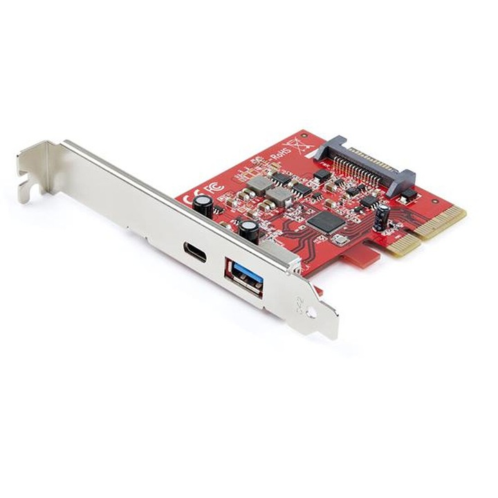 Placa de expansiune PCI Startech PEXUSB311AC3, rosu, 48g