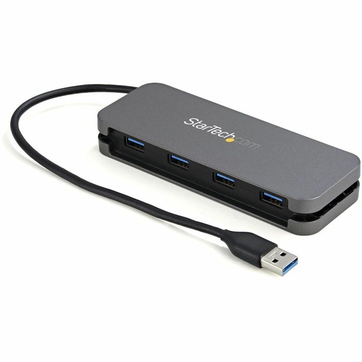 Startech USB хъб, 4 порта, черен