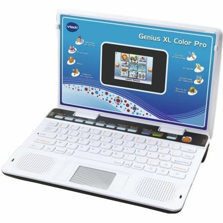 Лаптоп за деца Vtech Genius XL Pro, двуезичен FR-EN, Многоцветен, Възраст +6 години