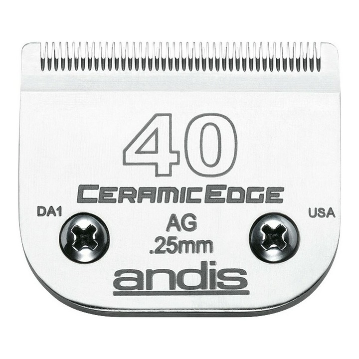 Lama de schimb aparat de ras, Andis, Ceramica, pentru caini, 0,25 mm ...