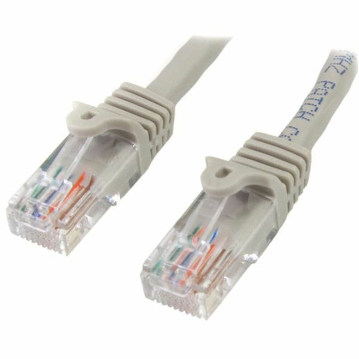Cablu de retea Startech CAT6, 7m, gri, RJ45, 100 Mbps