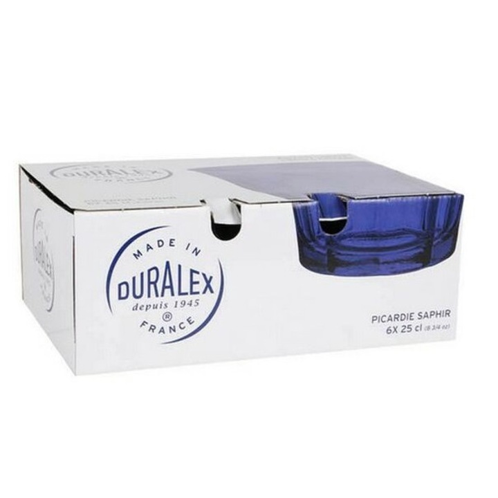 Duralex stiklinių komplektas Picardie Saphir, 250 ml, 6 vnt