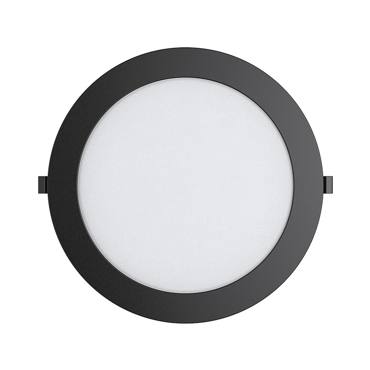 Spot led rotund ST 18W 1760LM DIM 3000K, F:229mm, Negru IP40