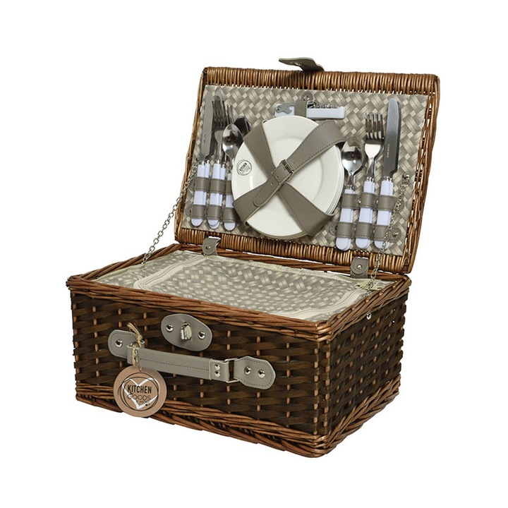 Cos de picnic BigBuy, Rachita, 28x40x20 cm