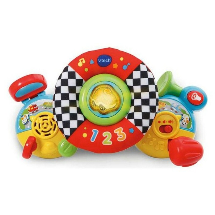 Vtech интерактивен бебешки волан, светлини, звуци, многоцветен