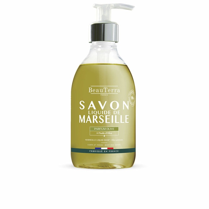 Beauterra Savon de Marseille folyékony szappan olívaolajjal, 300 ml
