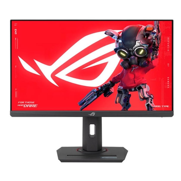 ASUS, Monitor Gaming Fast IPS LED ASUS ROG Strix 24,5" XG259CMS, Full HD 1920 x 1080, HDMI, DisplayPort, Pivot, 310 Hz, 1 ms fekete