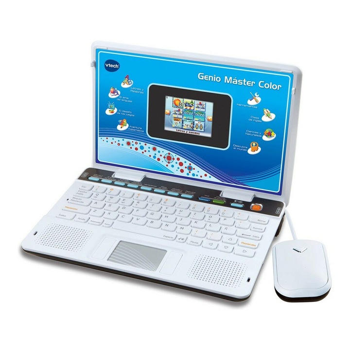Комплект детски лаптоп Vtech, 3 части, образователен, двуезичен