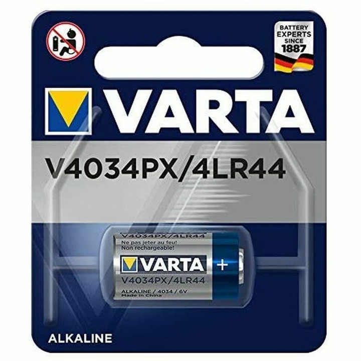 Varta V4034PX alkáli elem, 6V, hengeres, 1 db