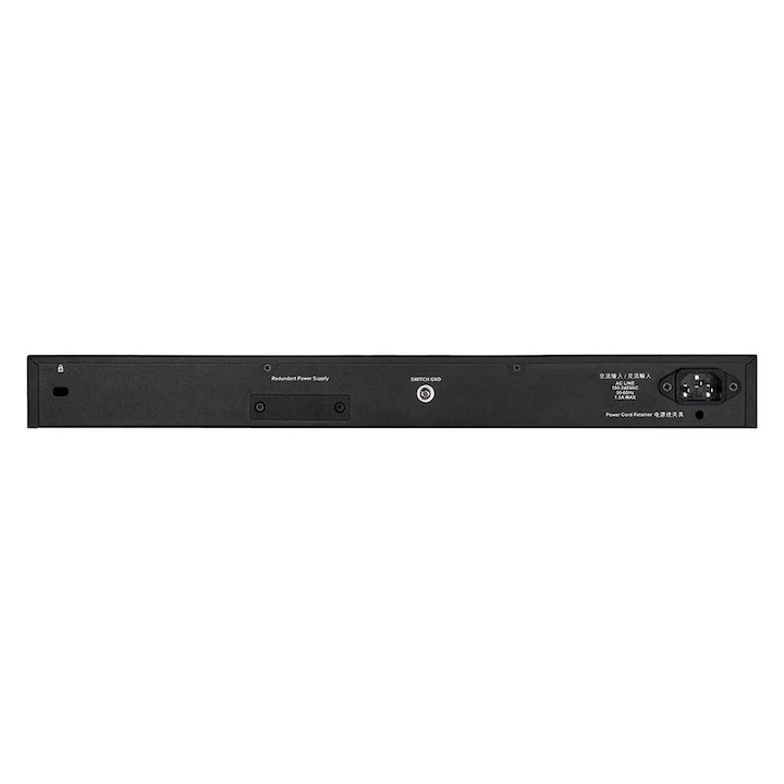 Switch neadministrat D-Link DGS-3130-30TS/E, USB 2.0 RJ45 SFP+, 100-240V, Negru