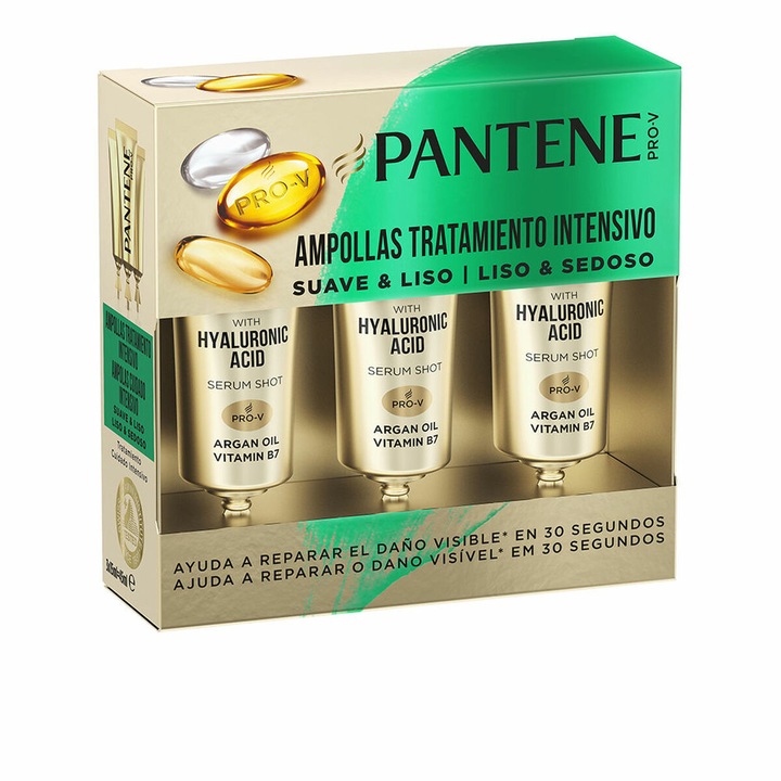 Set 3 x Tratament intensiv Pantene, 3 x 15ml, pentru volum