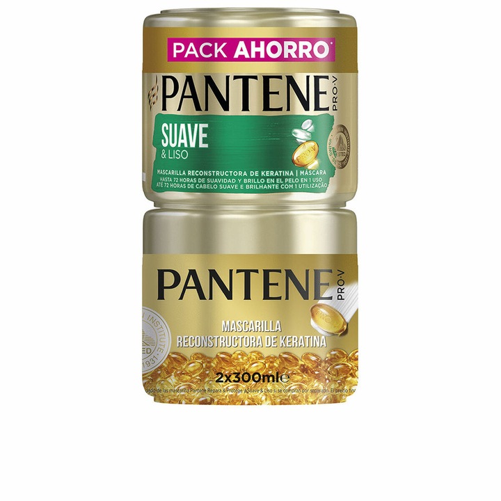 Set 2 x Masca de Par Pantene, cu Keratina, 2 x 300ml