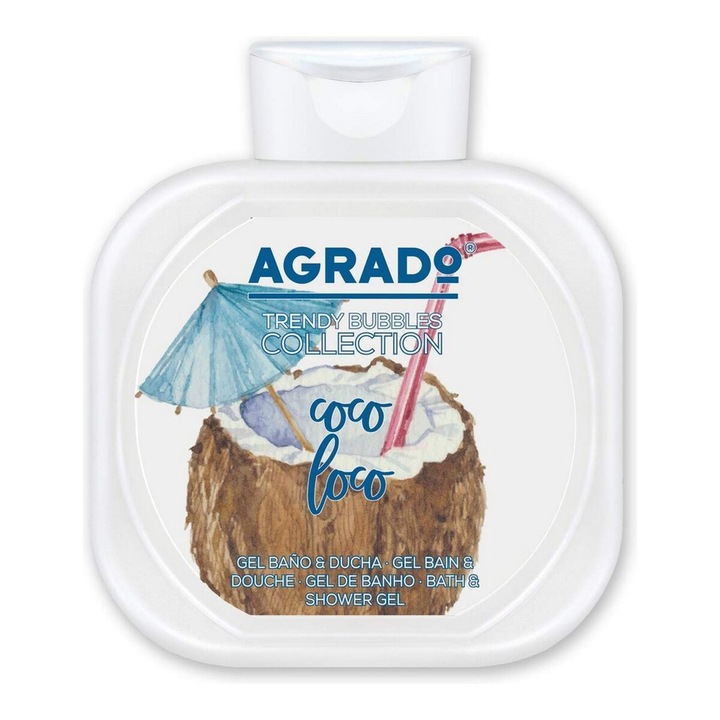 Agrado tusfürdő, Trendy Bubbles Coco Loco, 750 ml