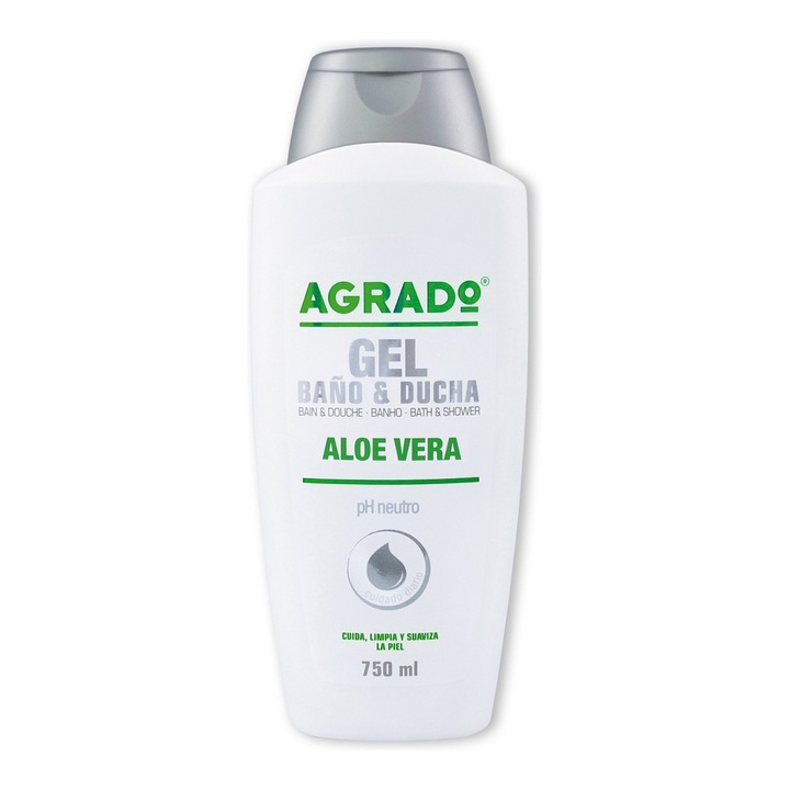 Agrado Aloe Vera tusfürdő gél, 750ml