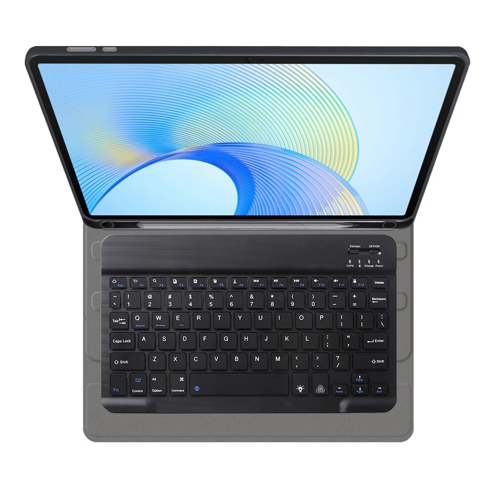 Husa cu Tastatura pentru Honor Pad X9 / X8 Pro, Techsuit CozyTab Case, Black