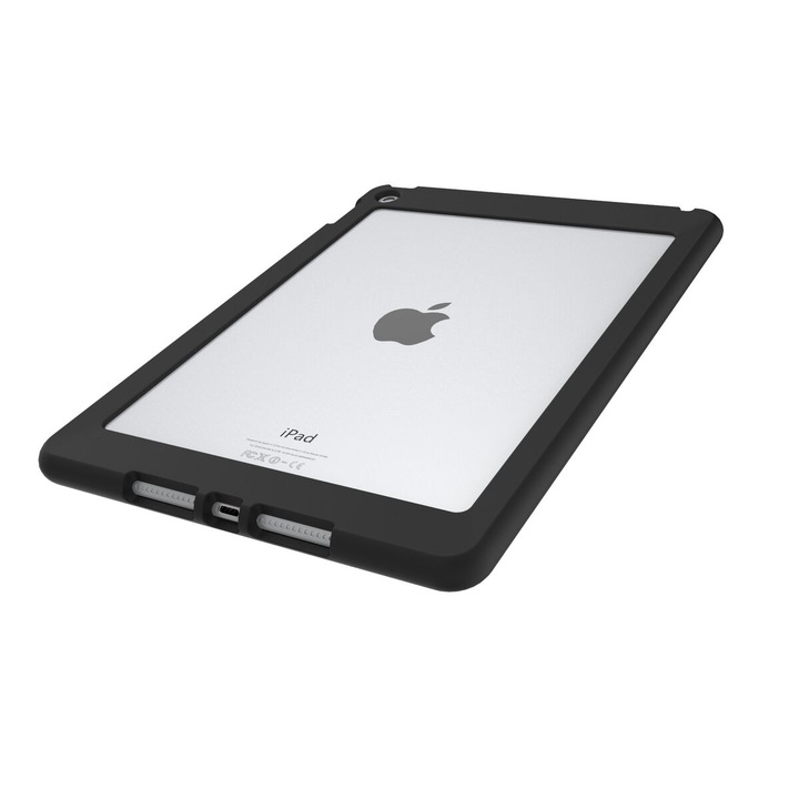 Compulocks táblagéptok IPAD 10.2IN-hez, szilikon és gumi, fekete, 26.7cm