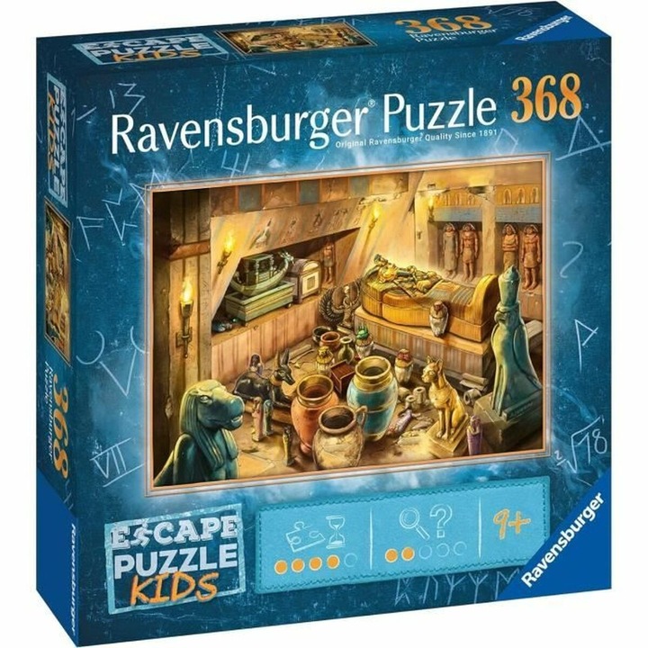 Puzzle Ravensburger Escape Kids - Egypt, 368 piese, multicolor