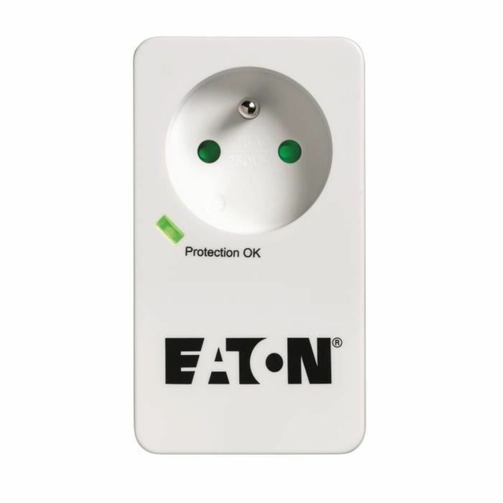 Eaton PB1TF контакт, LED индикатор, черен/бял, 230V
