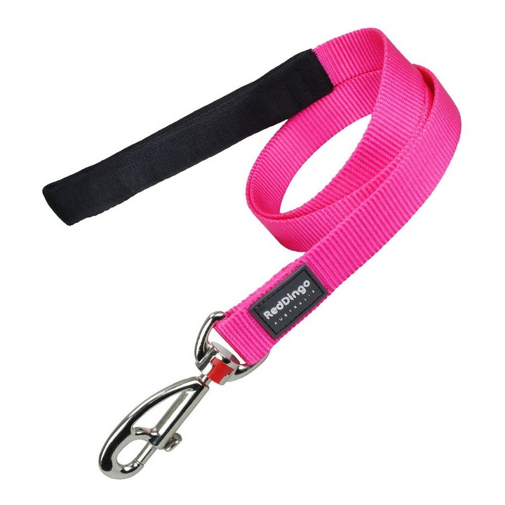 Lesa pentru caini Red Dingo, fucsia, 15mmx120cm