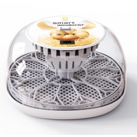 Incubator oua, Heckermann, Capacitate 12 oua, ABS, 26 x 26 x 14 cm, 35 W, Alb/Transparent