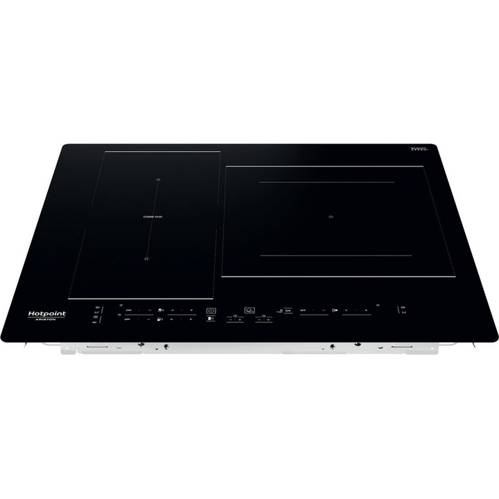 Plita cu Inductie Hotpoint HB 2760B NE, 3 zone, 7200 W, negru, 60 cm