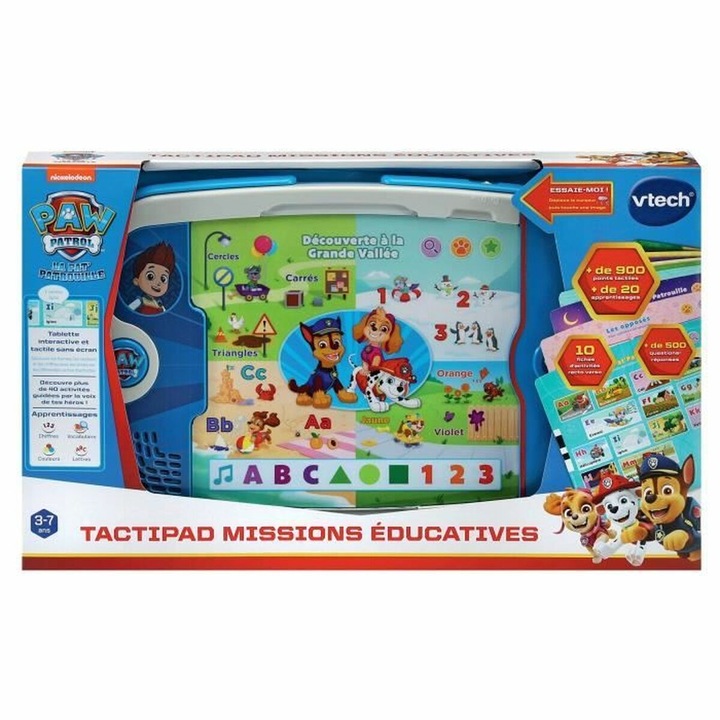 Образователен таблет за деца Vtech Tactipad, Образователни мисии, Многоцветен