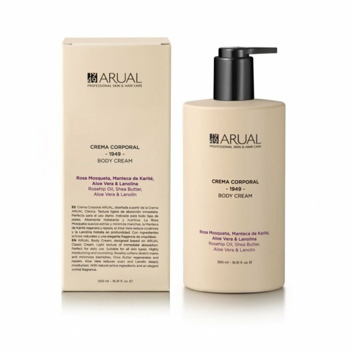 Arual testápoló krém (500 ml), 8436012783716