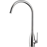 Baterie bucatarie Alveus Pixy, pipa inalta rotativa, cartus ceramic, Crom