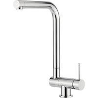 Baterie bucatarie Alveus Columba, pipa inalta rotativa, montaj sub fereastra, cartus ceramic, Crom