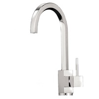 Baterie bucatarie Alveus Lago, fpipa inalta rotativa, cartus ceramic, Crom