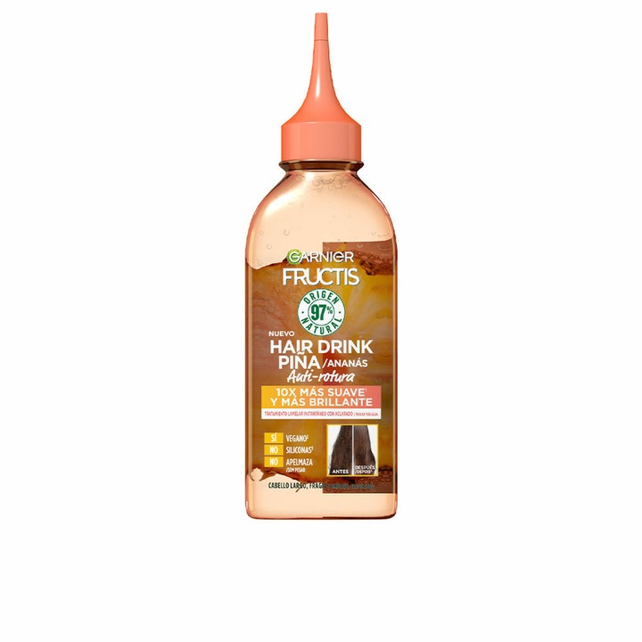 Balsam de par anti-rupere, Garnier, Fructis Hair Drink, Ananas, 200 ml
