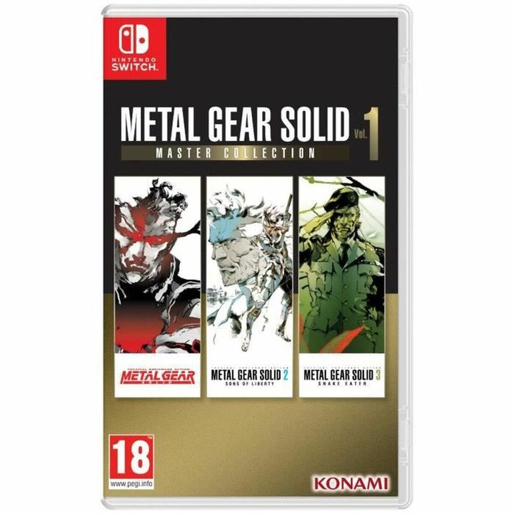 Játék Switch konzolhoz, Konami, Metal Gear Solid: Master Collection 1