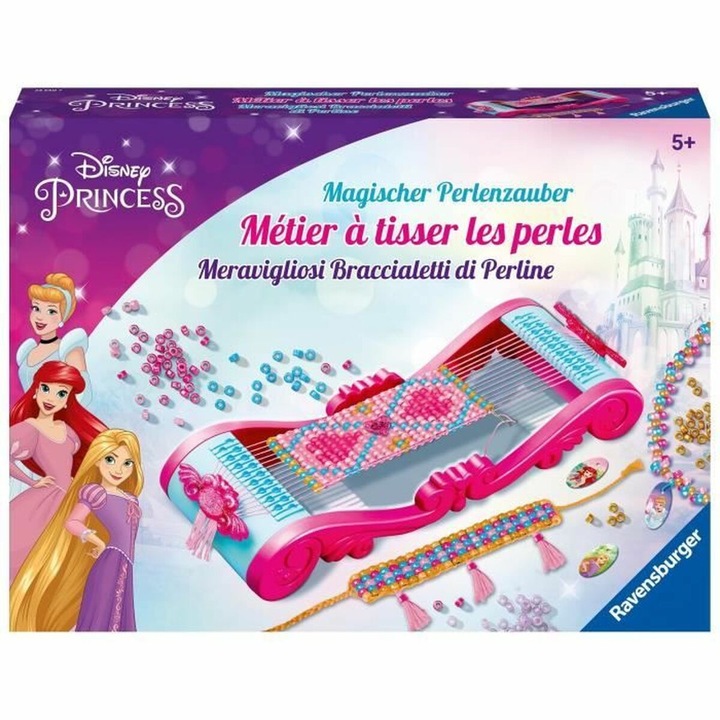 Set de Artizanat Ravensburger, Disney Princesses, Fashion creation, pentru copii