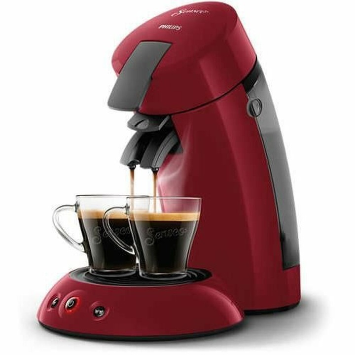 Espressor, Philips, SENSEO ORIGINAL 1450 W, rosu, plastic