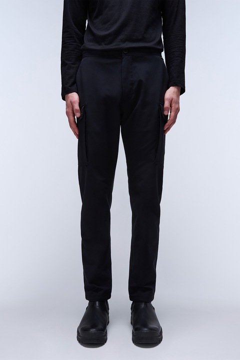 Napapijri, Pantaloni cargo cu finisaj rezistent la apa Broc, Negru, XL